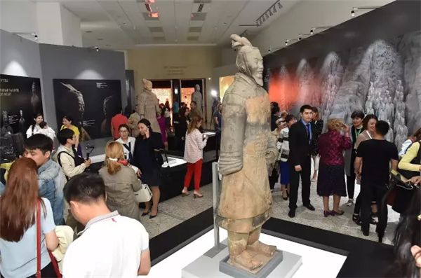 “中国秦始皇兵马俑文物展”在阿斯塔纳隆重开幕