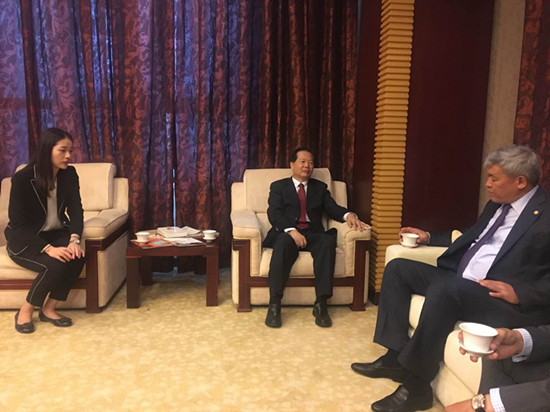王锦珍副会长会见哈萨克斯坦外交部第一副外长若舍巴耶夫